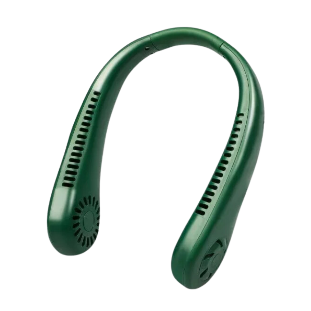2024 Portable Neck Fan - 1200mAh Bladeless Rechargeable Air Cooler with 3 Speed Settings for Outdoor Sports - Image 9