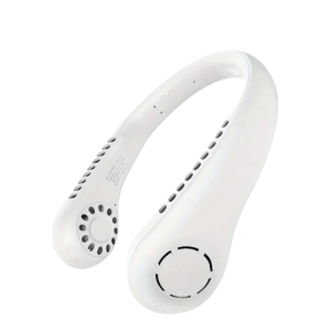 2024 Portable Neck Fan - 1200mAh Bladeless Rechargeable Air Cooler with 3 Speed Settings for Outdoor Sports
