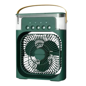 3-in-1 Portable Air Cooler Humidifier | 7 LED Colors, Low Noise Design – Perfect For Hot Summers!