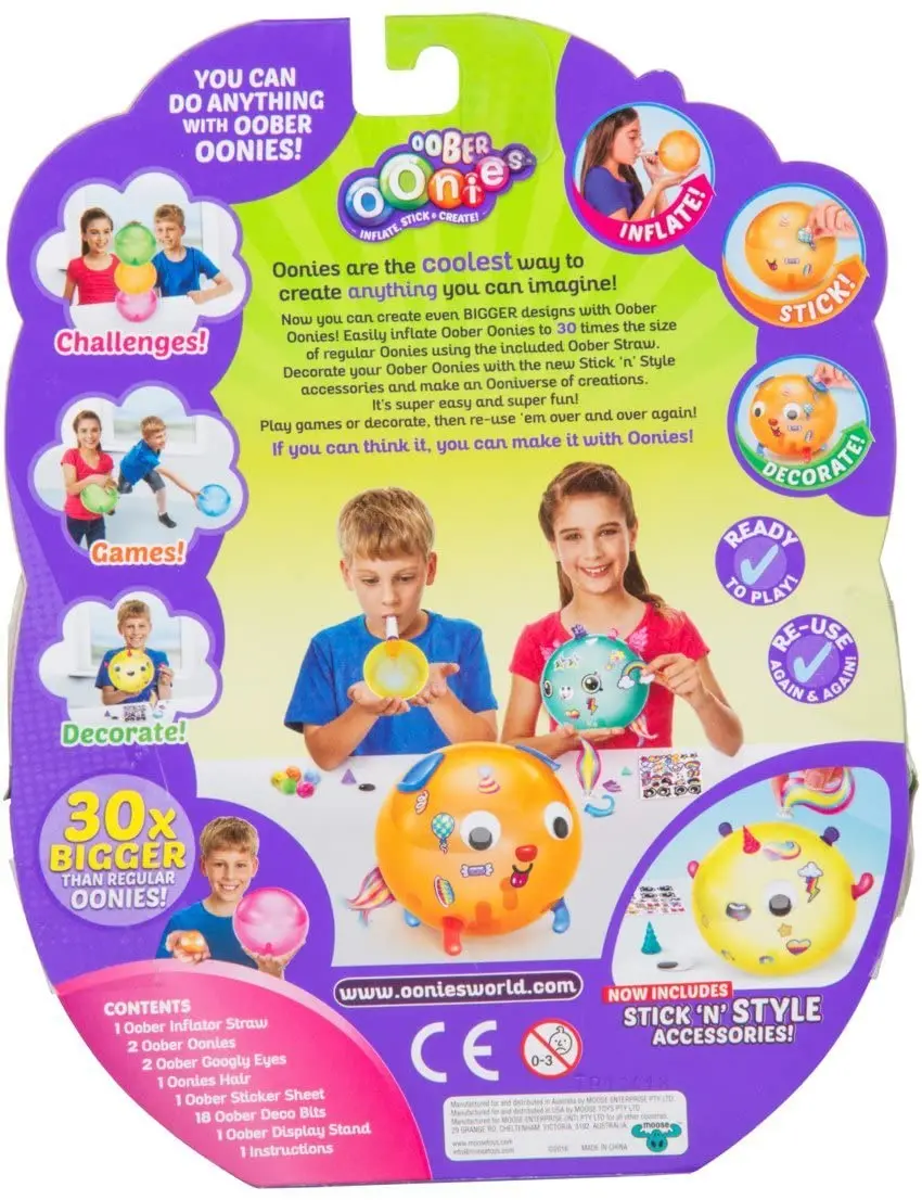 Oonies Mega DIY Balloon Maker - #1 Best Creative Sticky Bubble Toy Set for Boy & Girls - Image 38