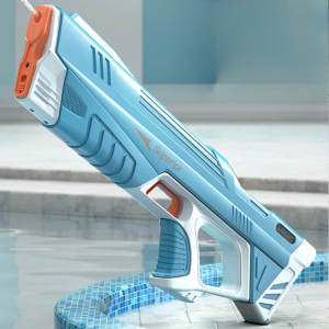 High-Pressure Electric Water Blaster - Rechargeable Automatic Spray Machine Gun for Kids and Teens
