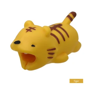 TISHRIC Cartoon Animal Cable Protectors - Adorable Charger Cord Savers for iPhone