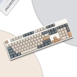 140 Keys Coffee Mocha PBT Keycaps Available at RockatShip.