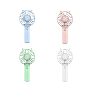 Rechargeable Handheld Mini Fan - Portable 3-Speed Cooling Fan with Base, Ideal for Summer Outdoor Activities