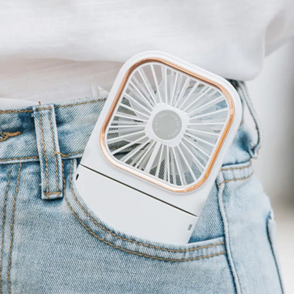 Ultimate Breeze: 3-in-1 Portable Neck Fan with Power Bank and Phone Holder - Image 20