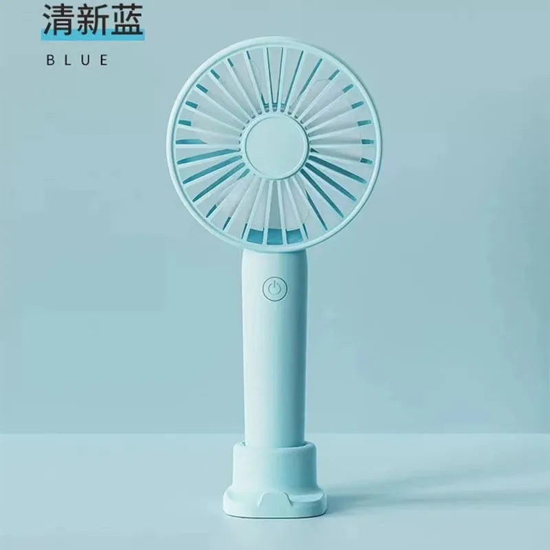 Compact PowerCool USB Rechargeable Mini Fan - Portable 3-Speed Handheld Air Cooler for Office and Travel - Image 8