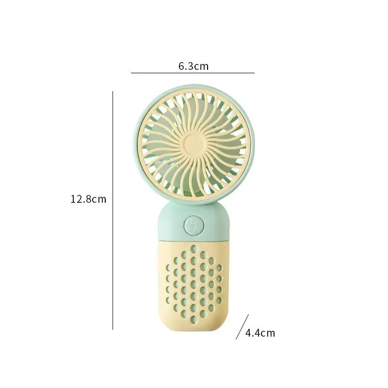 2024 New Cartoon Cute Handheld USB Charging Fan - 5-Speed, Ultra-Quiet & Portable – Perfect for On-the-Go Style! - Image 10