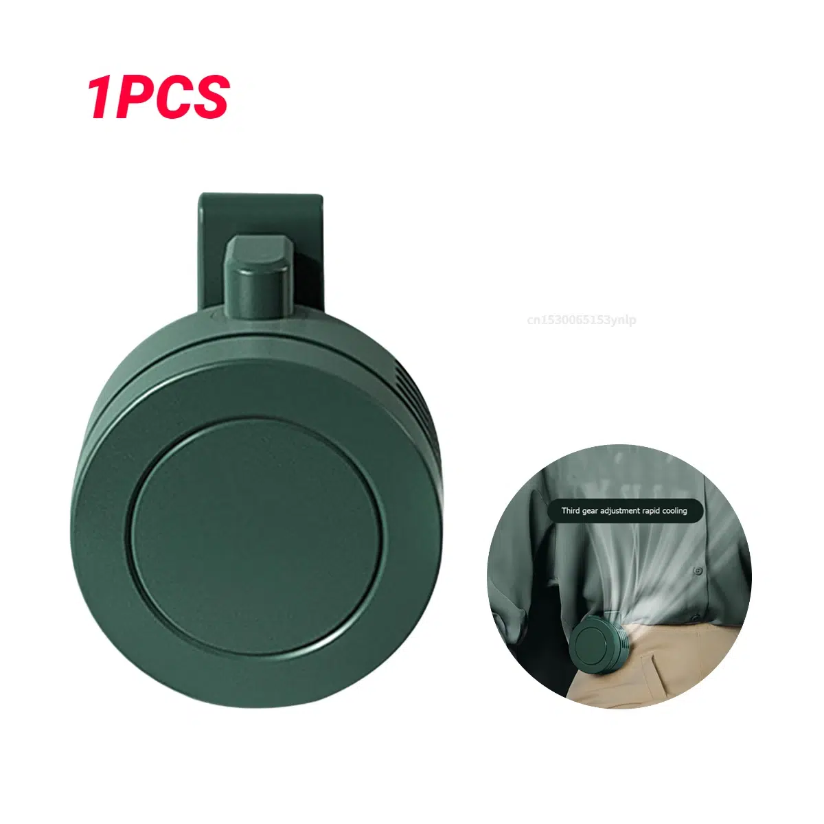 Compact Portable Neck Fan - USB Rechargeable, 3-Speed, Super Quiet | Ideal for Travel & Outdoor - Image 7