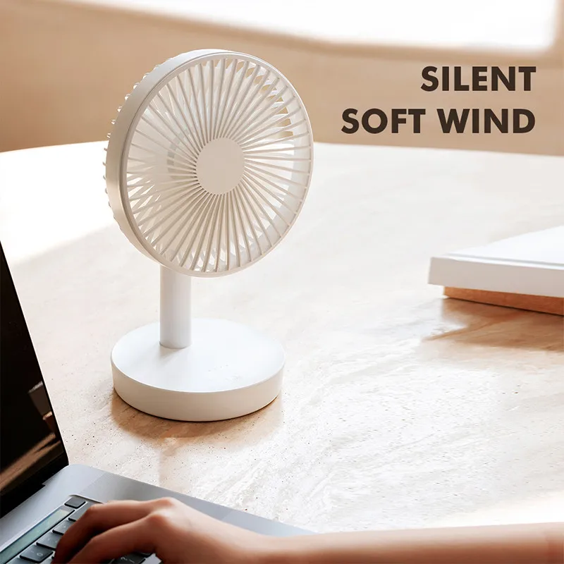 Himist Mini Portable Desktop Fan – 3-Speed Auto-Rotating Silent Fan for Home Office - Image 6