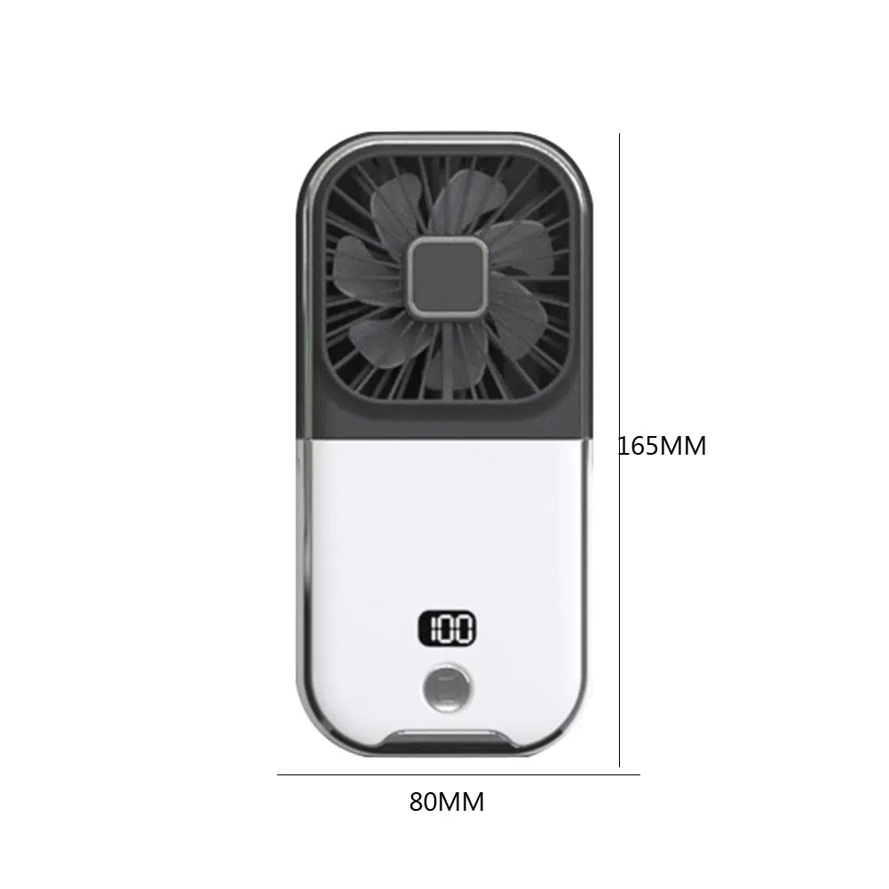 Ultimate Breeze: 3-in-1 Portable Neck Fan with Power Bank and Phone Holder - Image 15