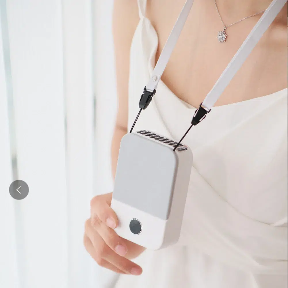 Compact Portable Neck Fan - USB Rechargeable, 3-Speed, Super Quiet | Ideal for Travel & Outdoor - Image 22