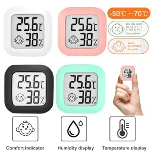 Compact Indoor Thermometer & Hygrometer