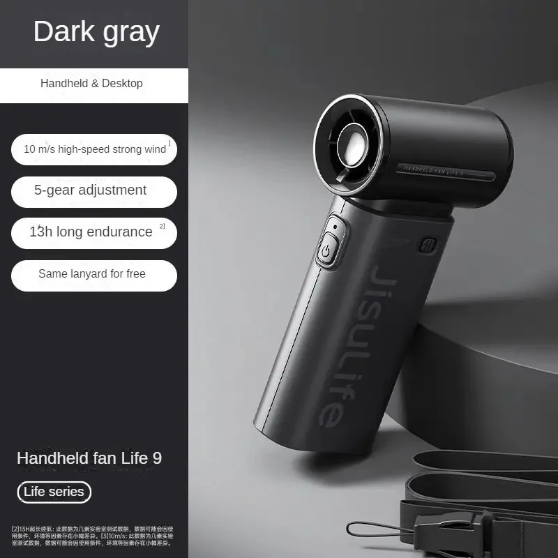 JISULIFE PowerBlast: 3600mAh/5000mAh Ultra High-Speed Portable USB Mini Electric Fan - Image 8