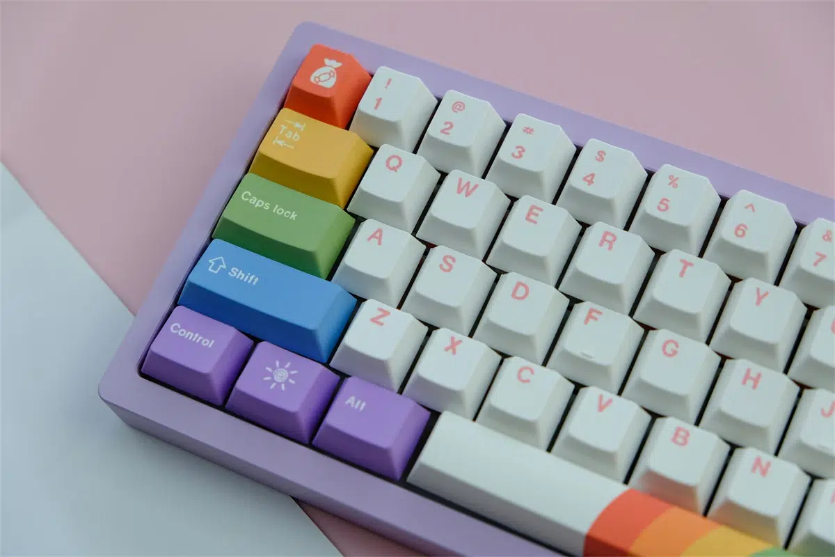 Rockatship's Rainbow Spectrum 129-Key Set for MX Switches