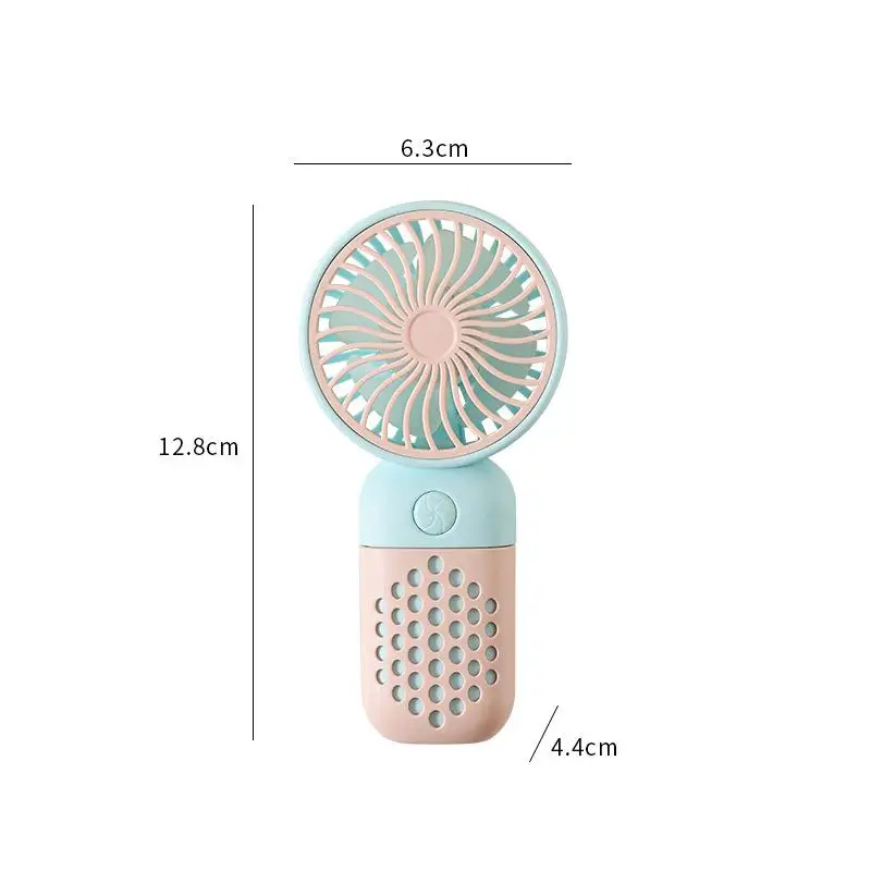 2024 New Cartoon Cute Handheld USB Charging Fan - 5-Speed, Ultra-Quiet & Portable – Perfect for On-the-Go Style! - Image 7