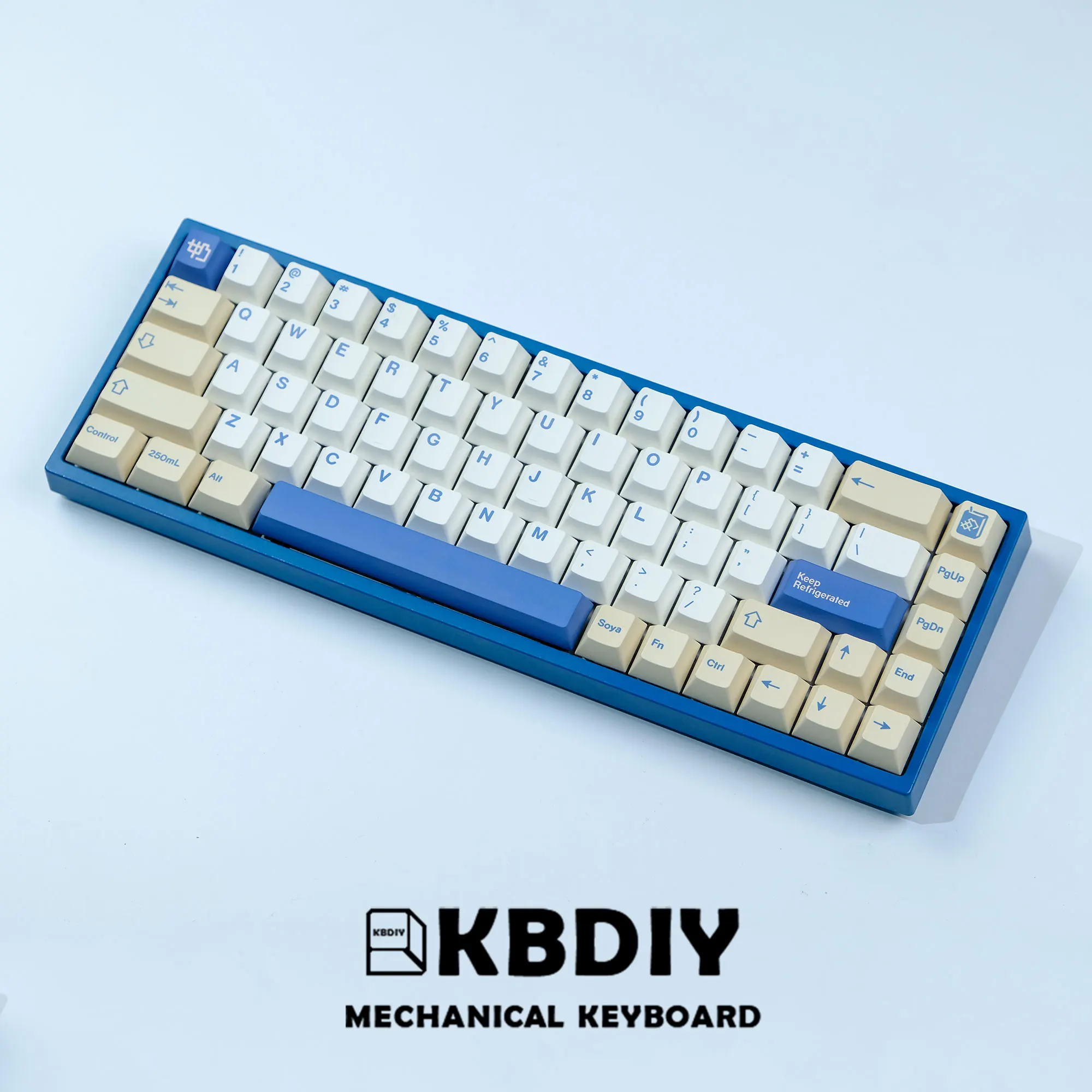 KBDiy GMK Soymilk PBT Keycap Set - 135 Keys, Cherry Profile, Multilingual for Gaming Keyboards - Image 21
