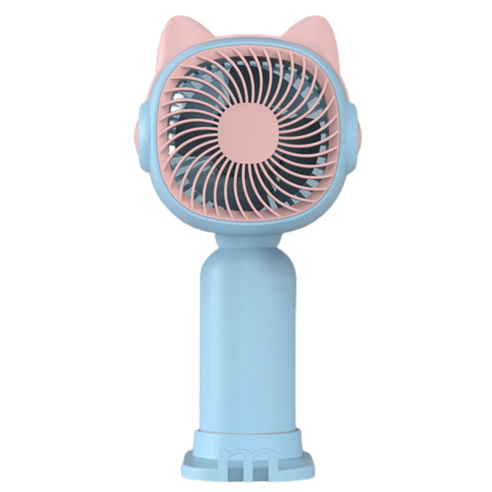 Compact Power: 2-in-1 Portable USB Charging Handheld Fan with Phone Stand - Image 7