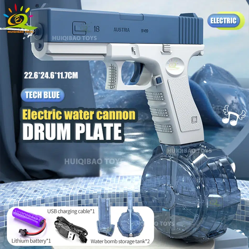 Tactical M416 & M1911 Uzi Water Guns for Young Outdoor Enthusiasts