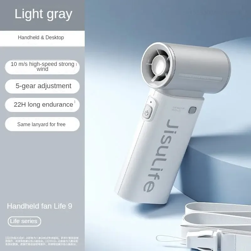 JISULIFE PowerBlast: 3600mAh/5000mAh Ultra High-Speed Portable USB Mini Electric Fan - Image 9
