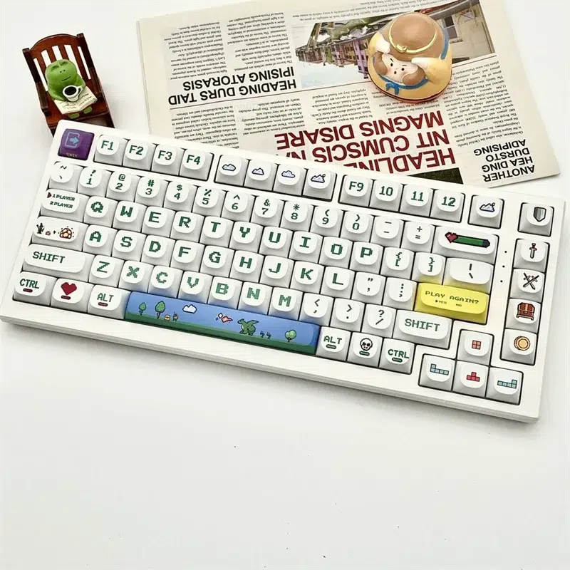 Pixel Art PBT Keycaps - Thermal Sublimation, Cartoon Print - Image 11