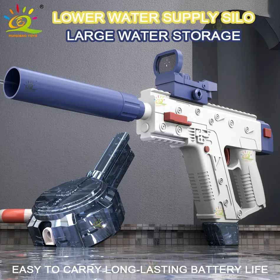 Kids' Tactical Water Gun Set Featuring M416 & M1911 Uzi Models