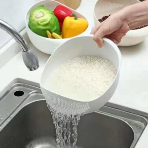 Multi-Purpose Kitchen Drain Basket with Handles