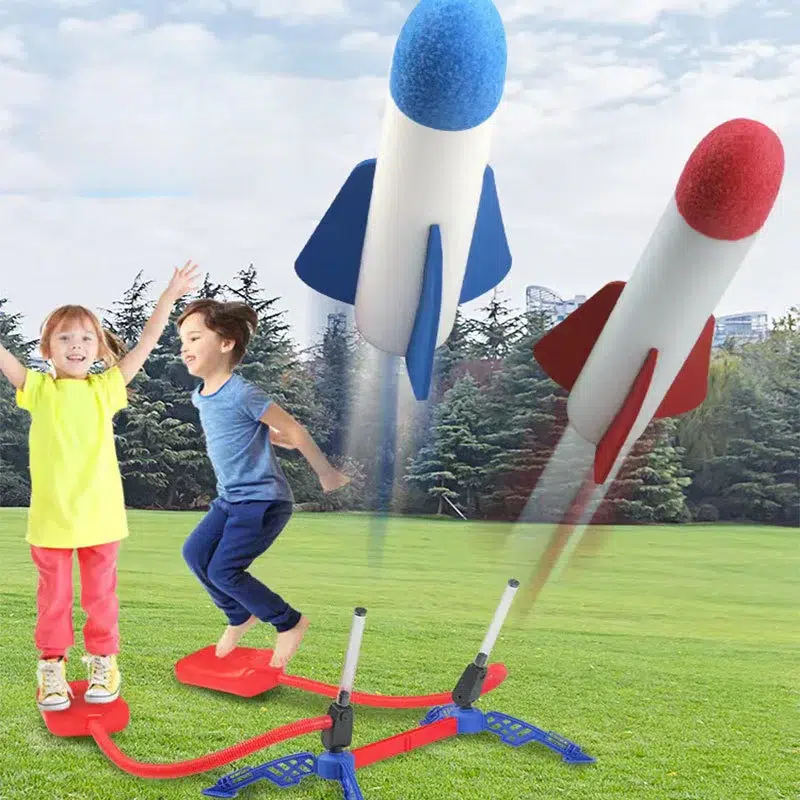 Rocket Launching Play Set for Energetic Kids - Includes Foam Rocket