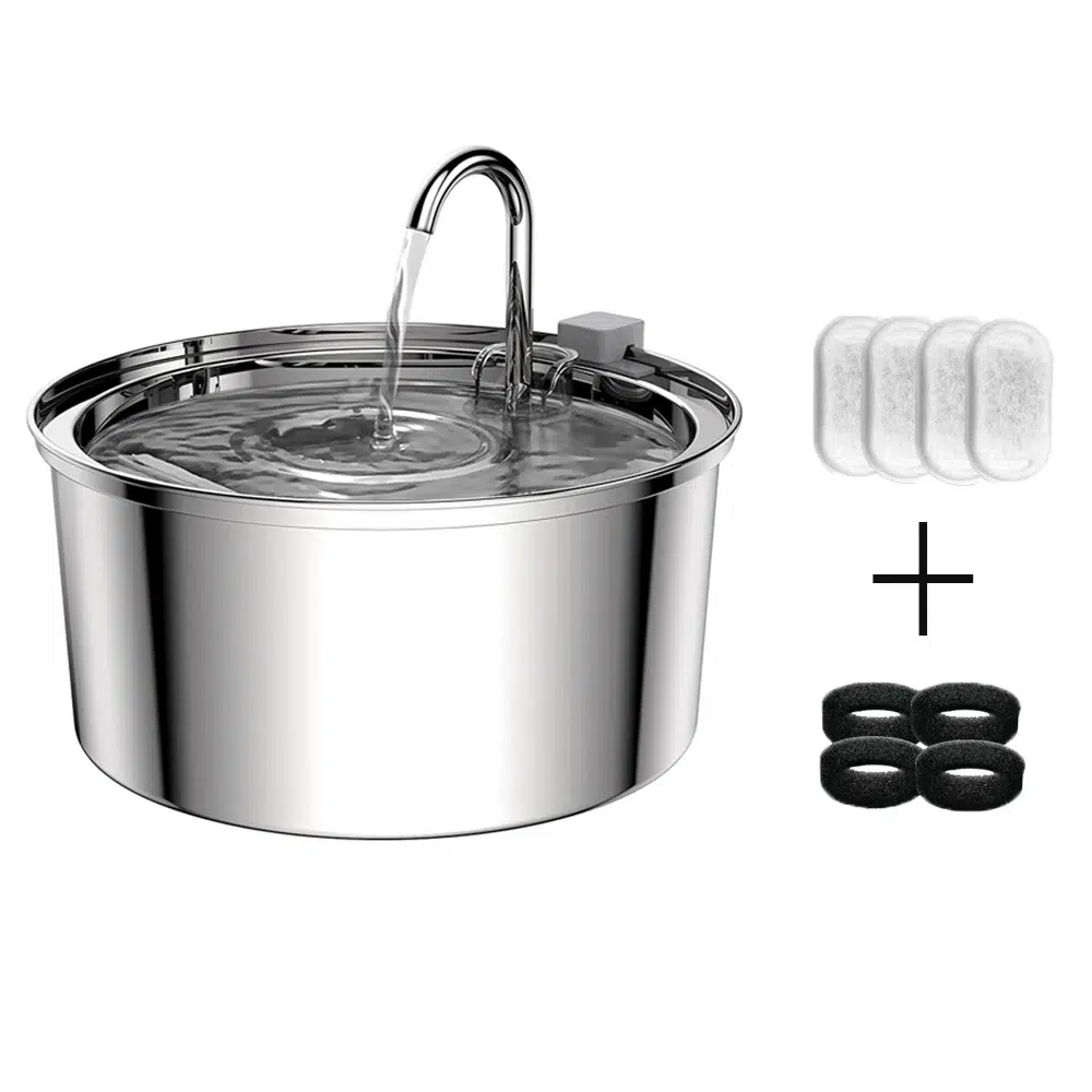 Stainless Steel Pet Water Fountain 3L - Image 4