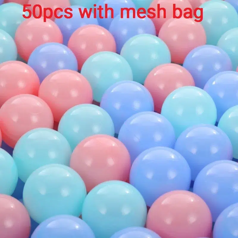 50-Pack Colorful Plastic Ocean Balls for Children - Baby Playpen and Outdoor Game Accessories - Image 8
