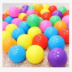50-Pack Colorful Plastic Ocean Balls for Children - Baby Playpen and Outdoor Game Accessories