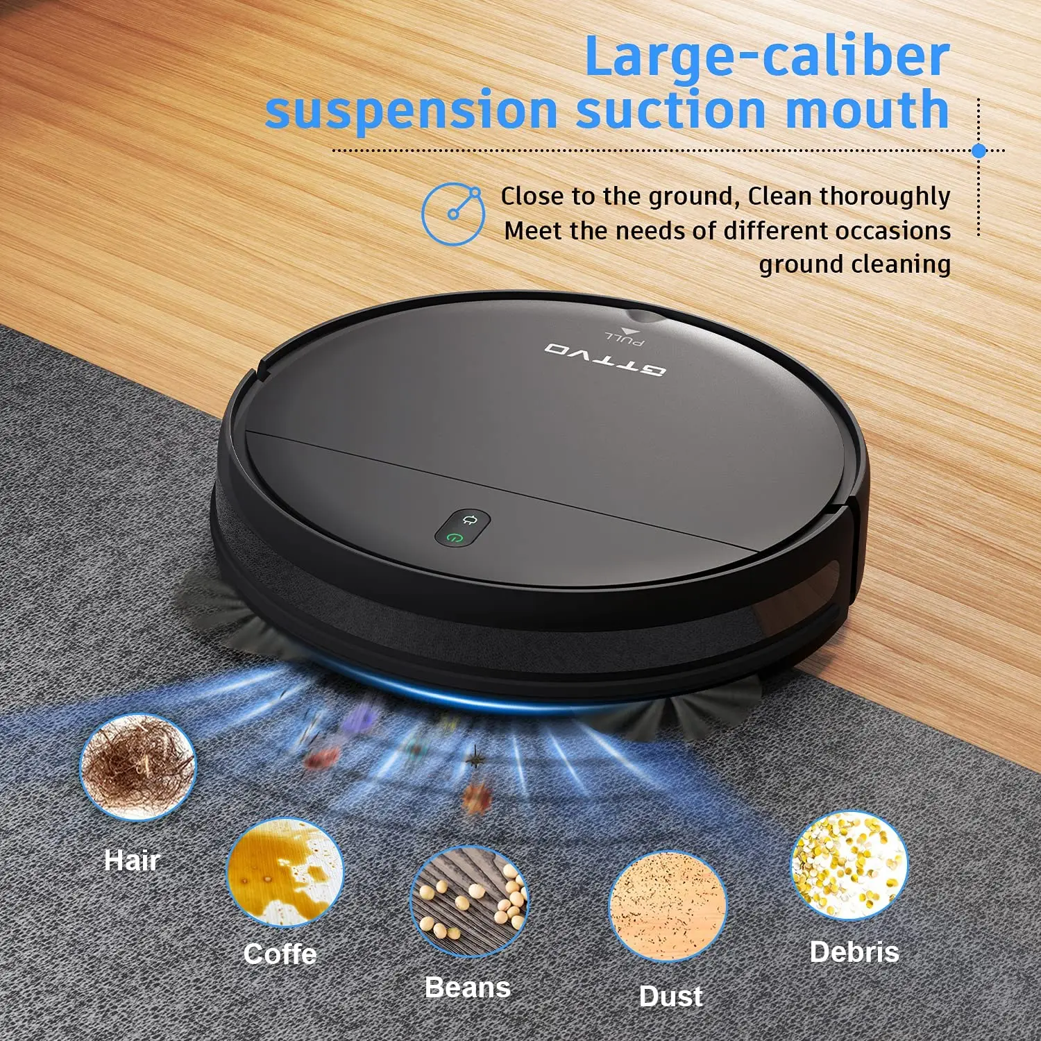 ZCWA BR151 Smart Robot Vacuum with Mop & Auto Recharge - Image 4