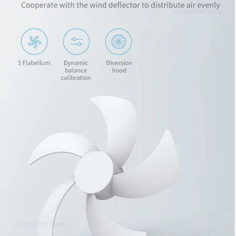4-Speed Rechargeable Folding Desktop Fan with Night Light - Quiet & Efficient - Image 4