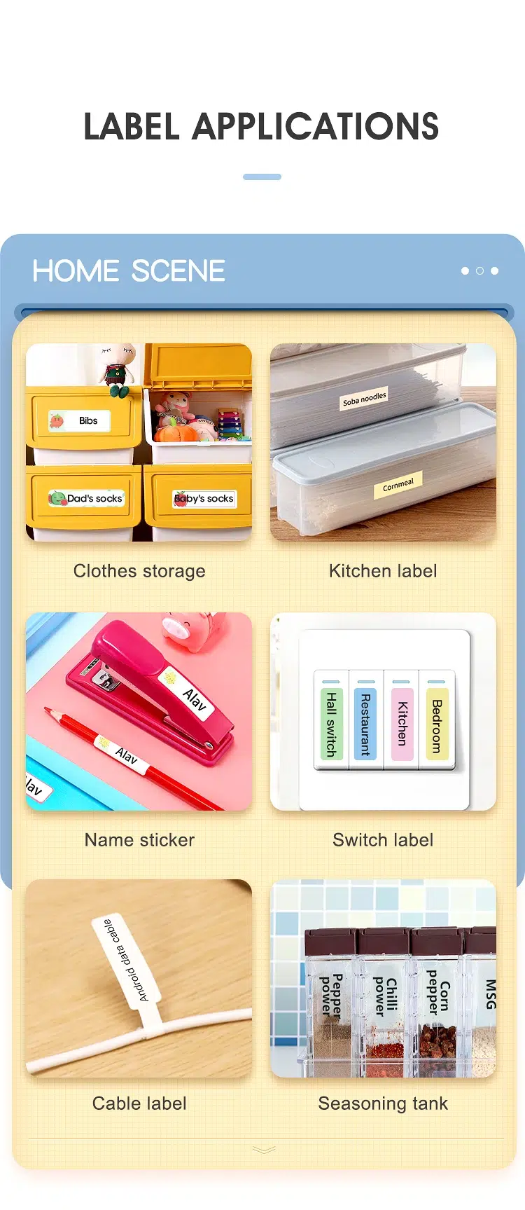 Niimbot D110 Portable Bluetooth Label Printer - Compact Wireless Sticker and Label Maker - Image 6