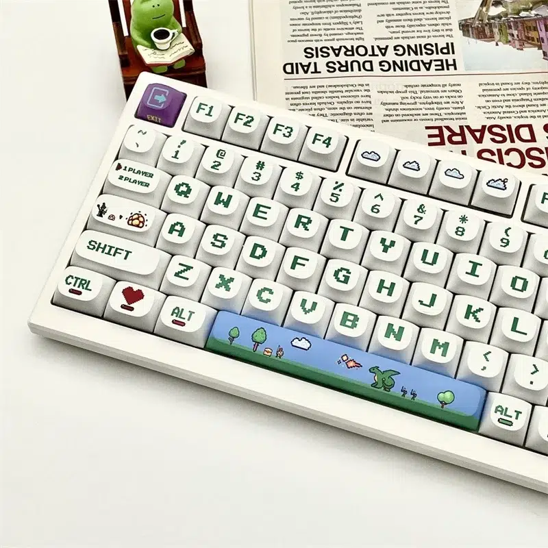Pixel Art PBT Keycaps - Thermal Sublimation, Cartoon Print - Image 9