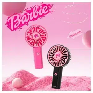 Barbie Handheld Mini Fan - Cute Y2K Fashion Portable USB Charging Fan for Women, Long-Lasting & Durable