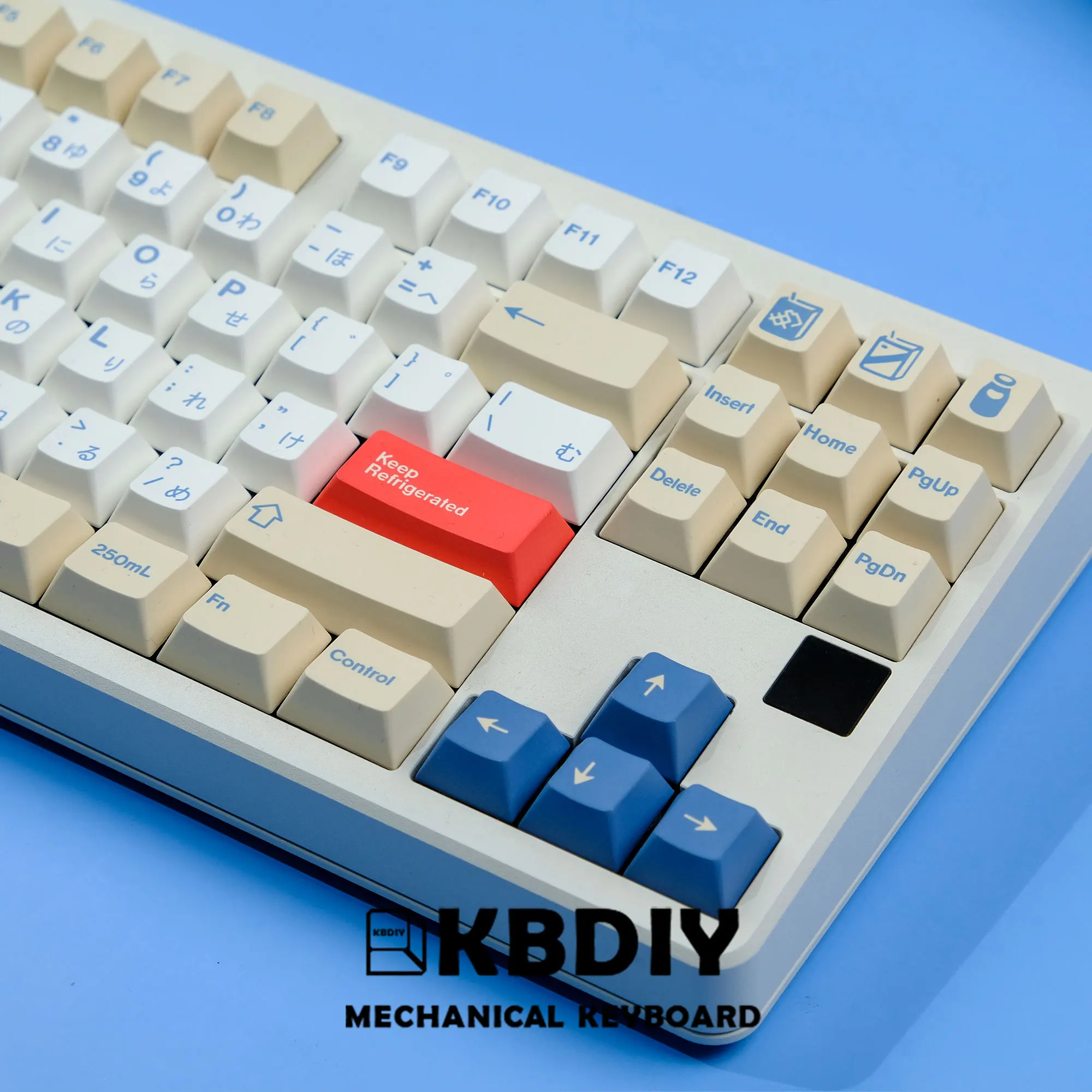 KBDiy GMK Soymilk PBT Keycap Set - 135 Keys, Cherry Profile, Multilingual for Gaming Keyboards - Image 29
