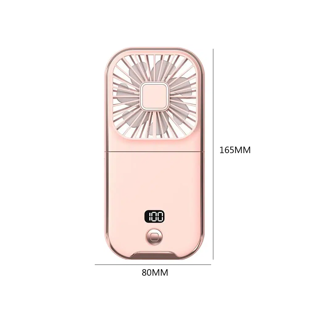 Ultimate Breeze: 3-in-1 Portable Neck Fan with Power Bank and Phone Holder - Image 12