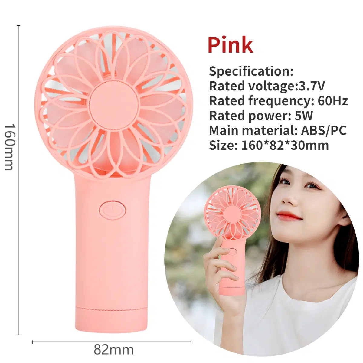 Compact Portable Neck Fan - USB Rechargeable, 3-Speed, Super Quiet | Ideal for Travel & Outdoor - Image 16
