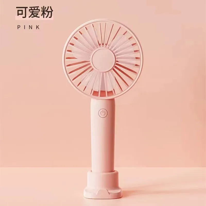 Compact PowerCool USB Rechargeable Mini Fan - Portable 3-Speed Handheld Air Cooler for Office and Travel - Image 7
