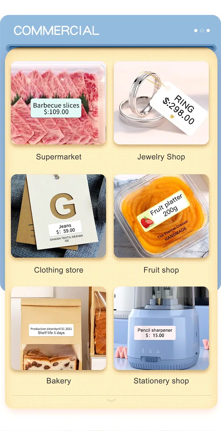 Niimbot D110 Portable Bluetooth Label Printer - Compact Wireless Sticker and Label Maker - Image 7