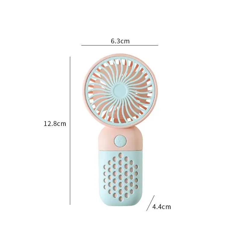 2024 New Cartoon Cute Handheld USB Charging Fan - 5-Speed, Ultra-Quiet & Portable – Perfect for On-the-Go Style! - Image 8