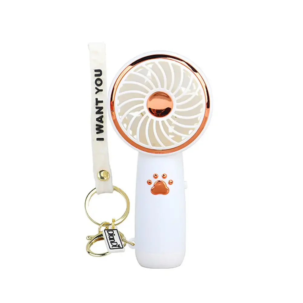 Compact Cartoon USB Handheld Fan 2024 - Cute Portable Charging Mini Fan with Dual-Speed, Ideal for Students & Outdoor Use - Image 7