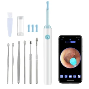 Smart Wireless Ear Wax Removal Tool with HD Camera and LED Lights