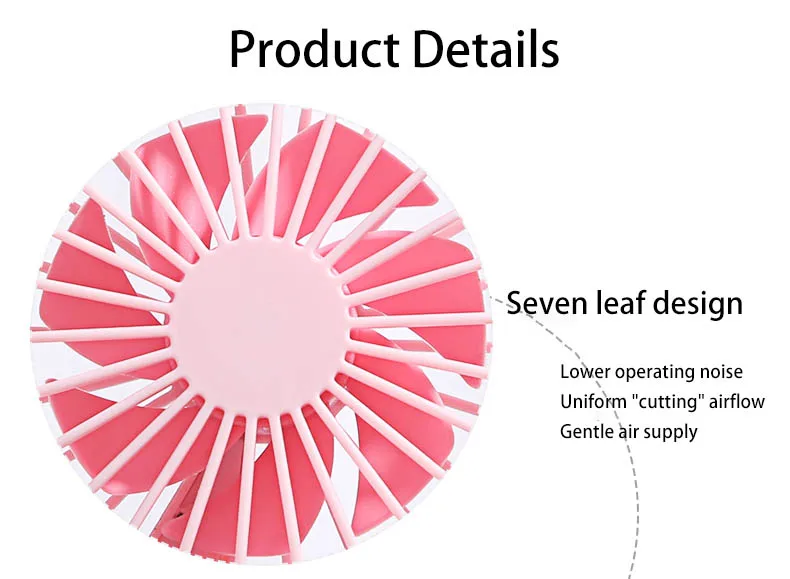 Ultra-Quiet Portable Handheld USB Fan: 3-Speed Compact Cooling - Image 15