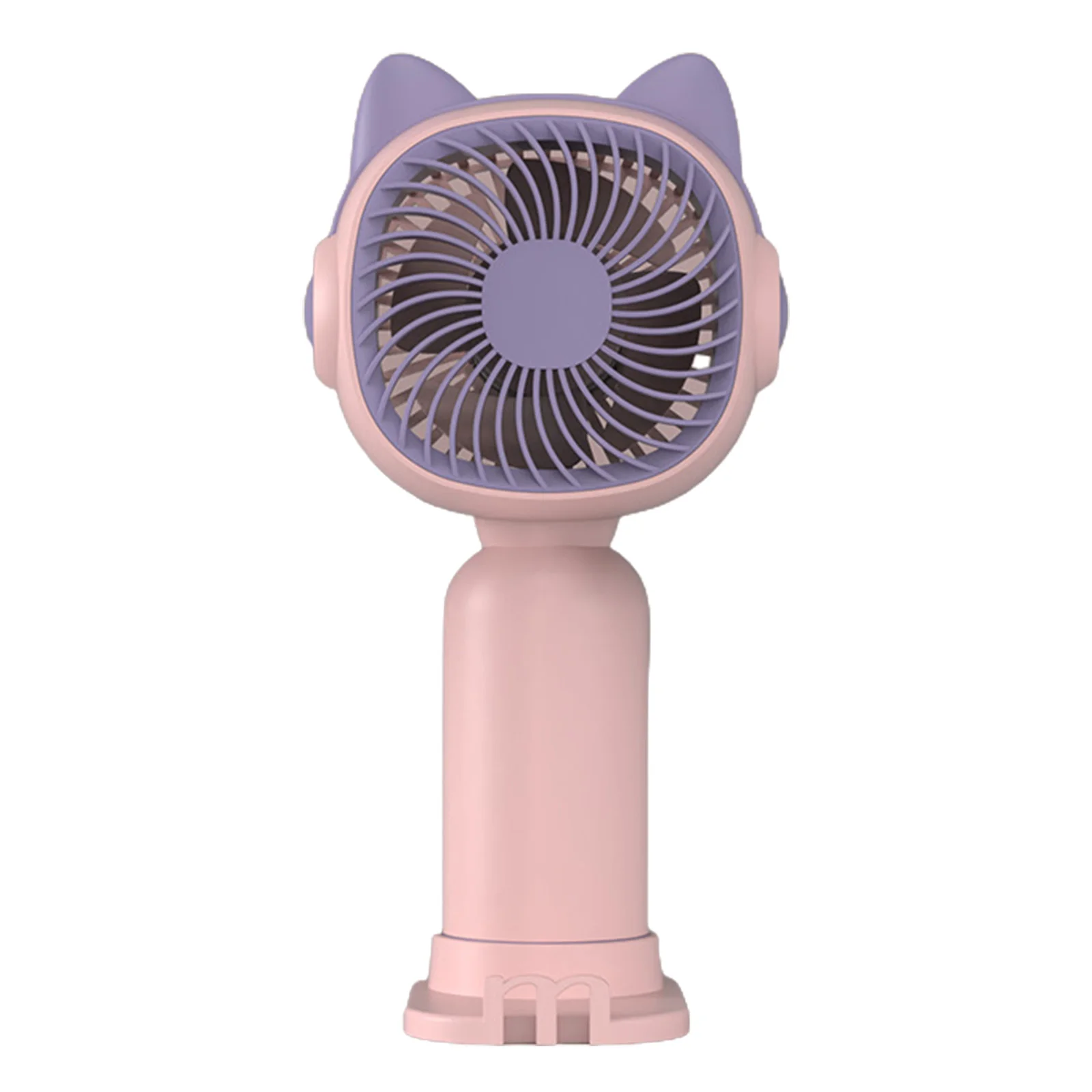 Compact Power: 2-in-1 Portable USB Charging Handheld Fan with Phone Stand - Image 10