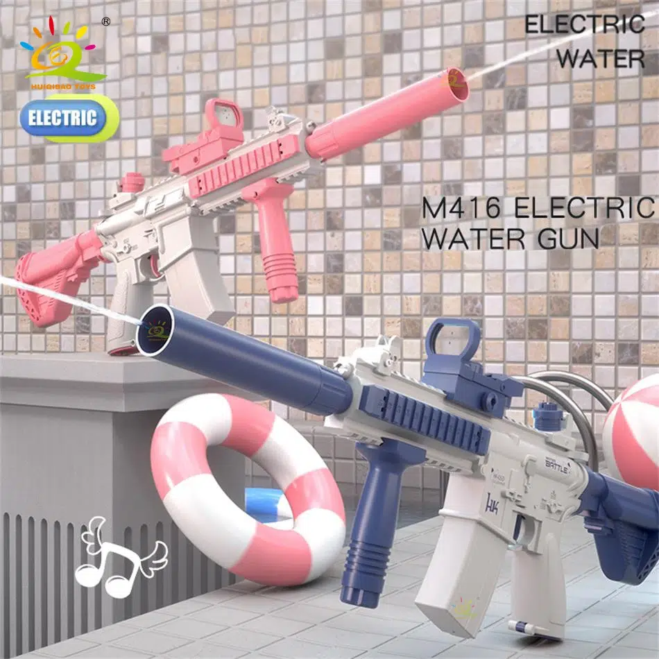 Ultimate Water Fight Experience with Electric M416 & M1911 Uzi Blasters