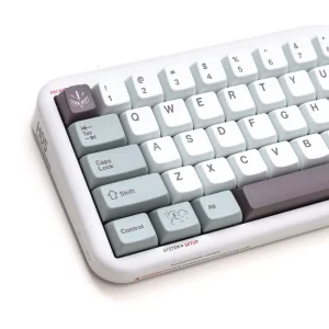 GMK Fog 143-Key PBT Keycap Set for MX Switch Mechanical Keyboards - MDA Profile