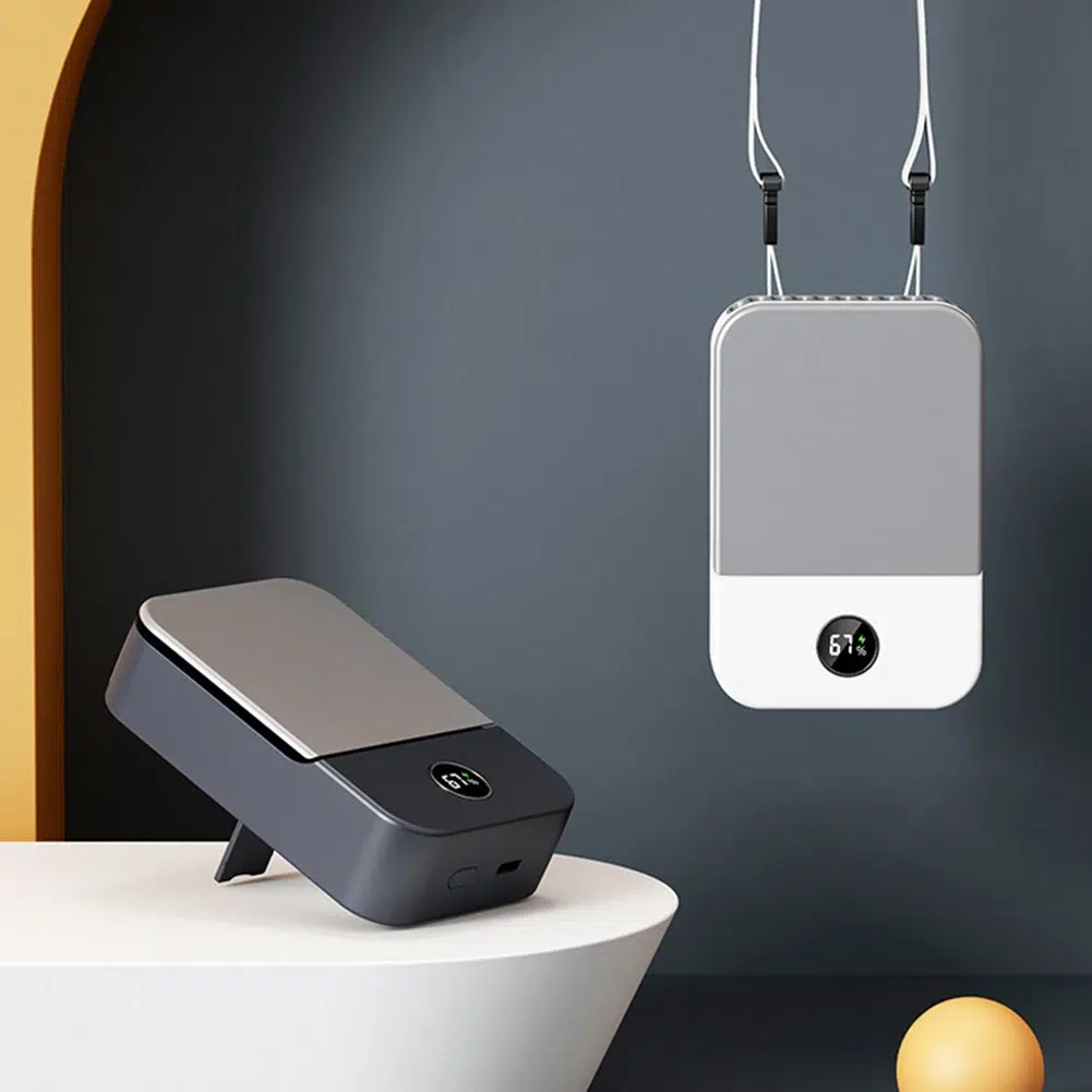 Compact Portable Neck Fan - USB Rechargeable, 3-Speed, Super Quiet | Ideal for Travel & Outdoor - Image 20