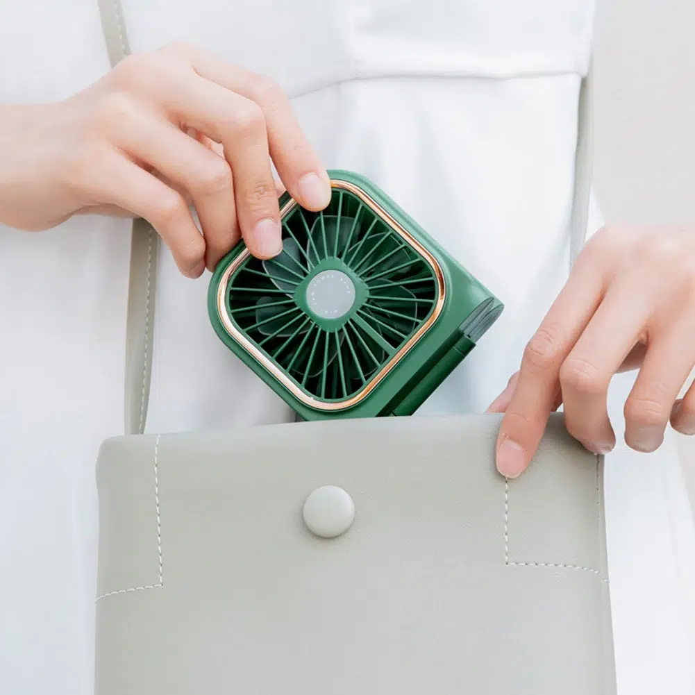 Ultimate Breeze: 3-in-1 Portable Neck Fan with Power Bank and Phone Holder - Image 25