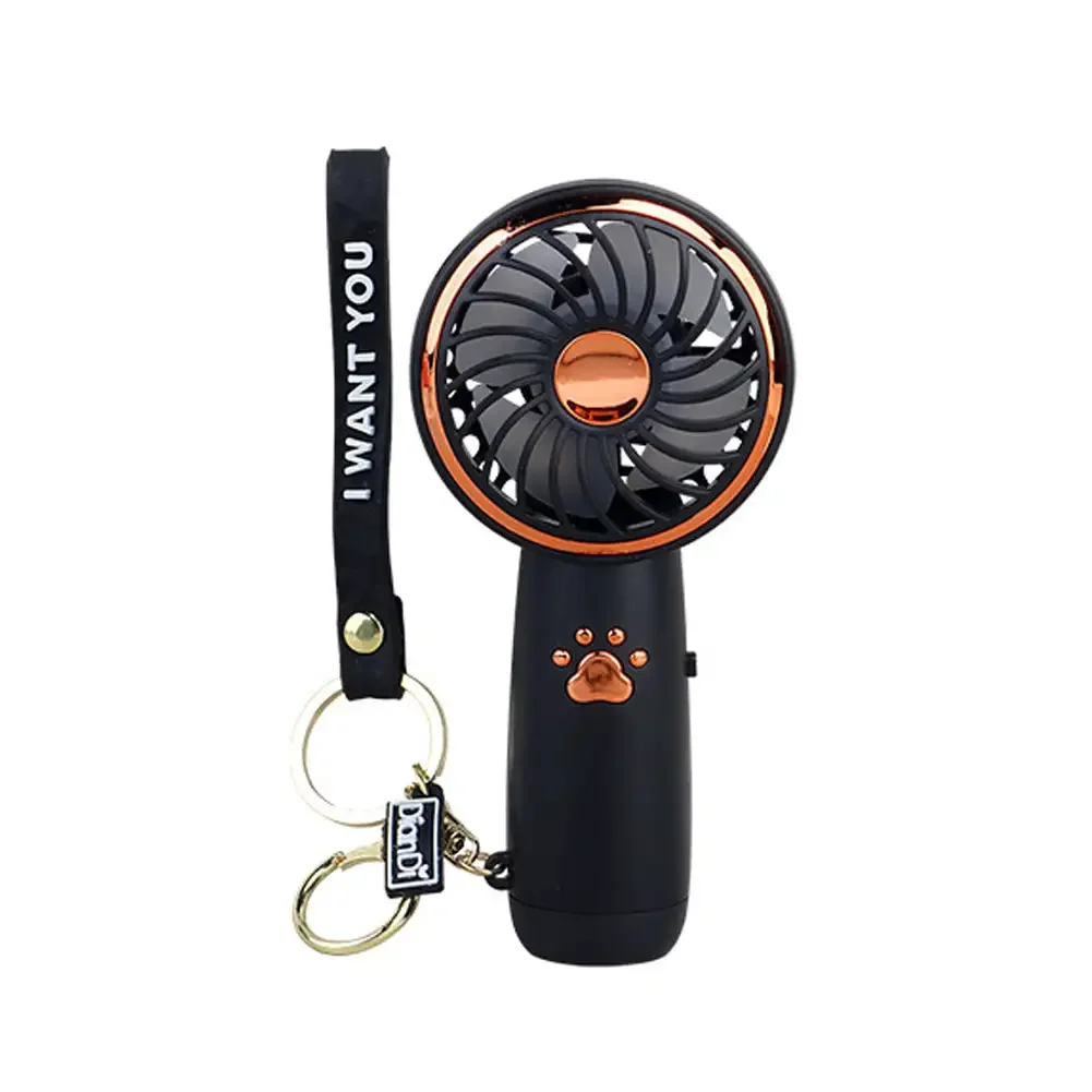 Compact Cartoon USB Handheld Fan 2024 - Cute Portable Charging Mini Fan with Dual-Speed, Ideal for Students & Outdoor Use - Image 9